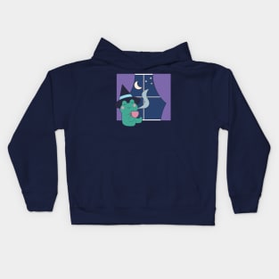 Frog Witch Kids Hoodie